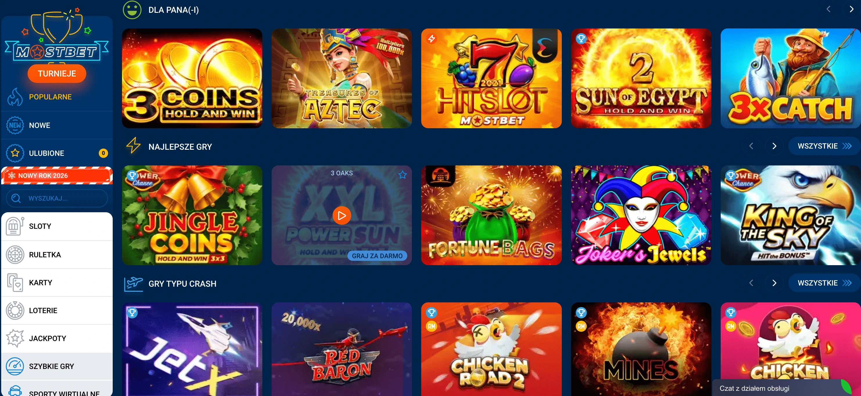 Mostbet Casino z najlepszymi licencjonowanymi grami